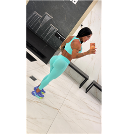 Conjunto Fit Libelula Turqueza