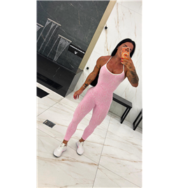 Macac�o Fit Rosa Barbie